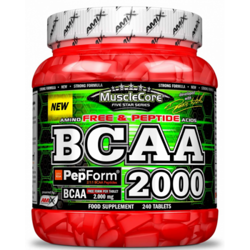 MuscleCore® BCAA with PepForm Amix - 240 таб