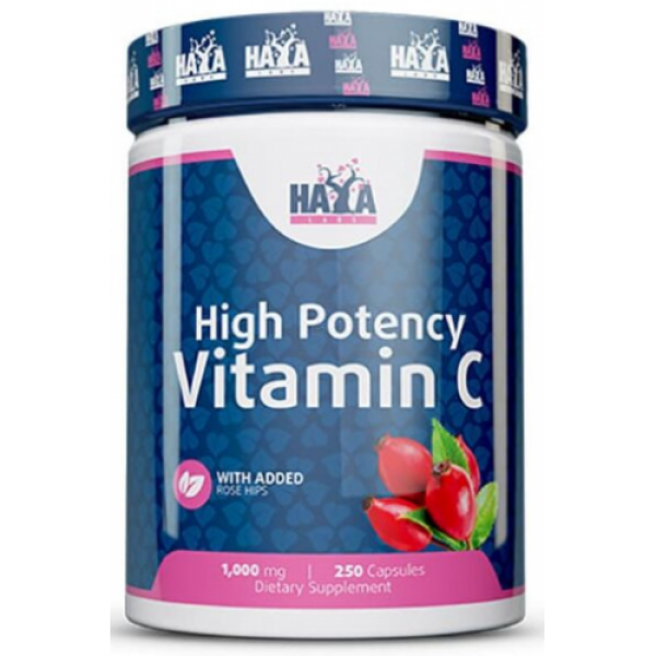High Potency Vitamin C 1000mg with rose hips - 250 капс