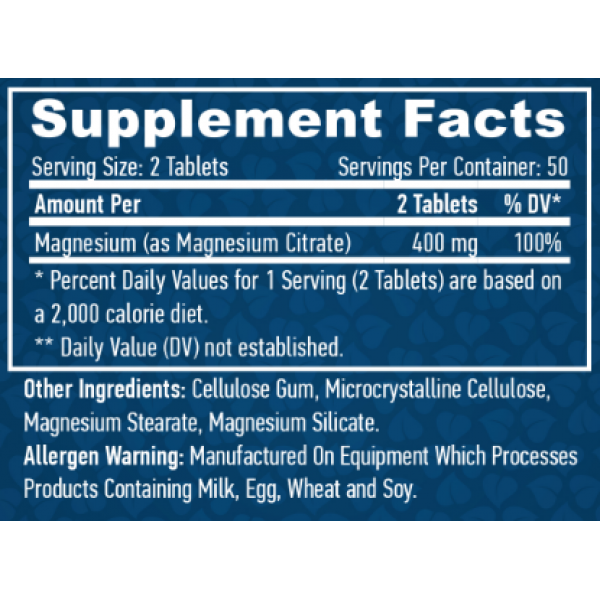 Magnesium Citrate 200mg - 100 таб