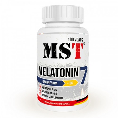 Melatonine 7 + Magnesium + B6 - 100 веган.капс