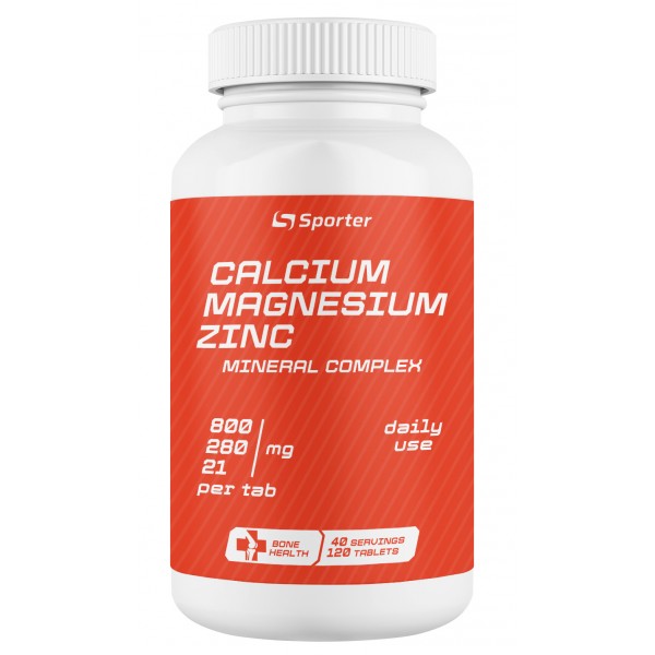 Calcium Magnesium Zinc Sporter (120 таб.)