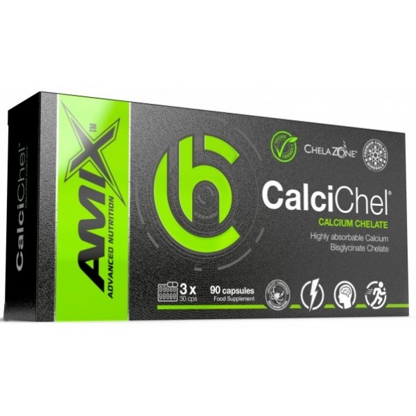 ChelaZone CalciChel Calcium Bisglycinate Chelate - 90 веган капс