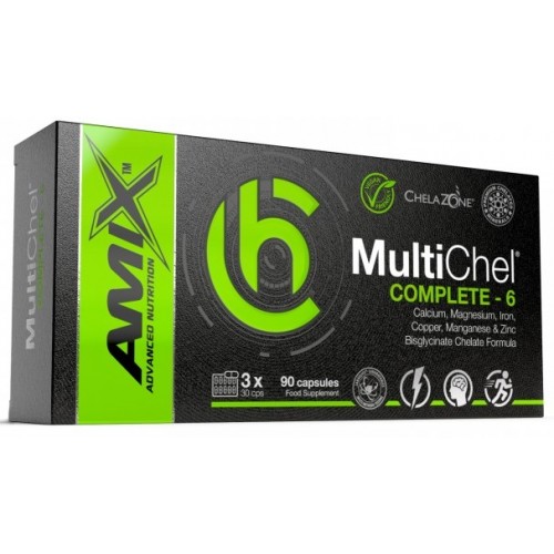 ChelaZone MultiChel Complete 6 Bisglycinate Chelate - 90 веган капс