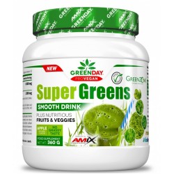 GreenDay Super Greens Smooth Drink Amix - 360 г - зеленое яблоко