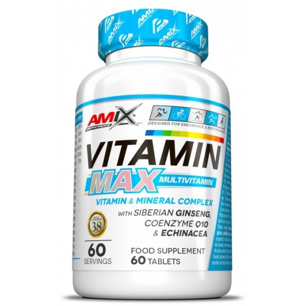 Витамины и минералы для занятий спортом, Amix, Performance Vitamin Max Multivitamin - 60 таб