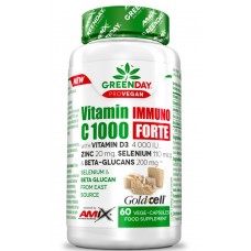 GreenDay ProVegan Vitamin C 1000 мг Immuno Forte Amix - 60 веган капс