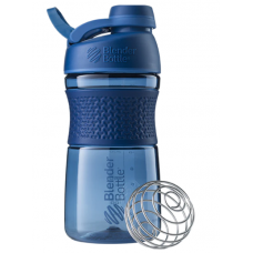 Шейкер SM с шариком, Blender Bottle, TWIST 590 мл - Синий