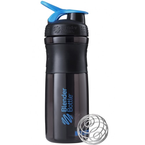 Blender Bottle SportMixer с шариком 820 ml BK/Cyan
