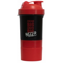Шейкер з контейнерами BAD ASS 400 мл - Червоний-Чорний