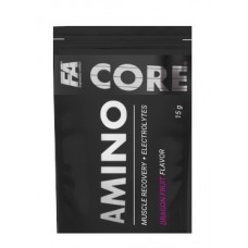 Амінокислоти + Електроліти (разова порція), Fitness Authority, Core Amino - 15 г - манго-лимон