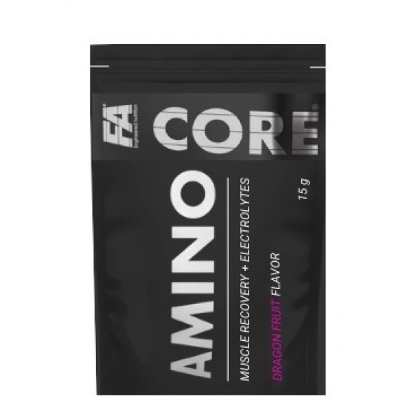 Амінокислоти + Електроліти (разова порція), Fitness Authority, Core Amino - 15 г - манго-лимон