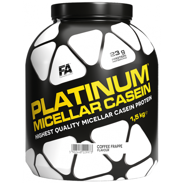 Fitness Authority Platinum Micellar Casein 1.5  кг - полуниця