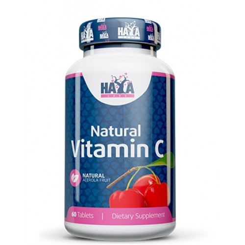 HAYA LABS Natural Vitamin C from Organic Acerola - 60 таб