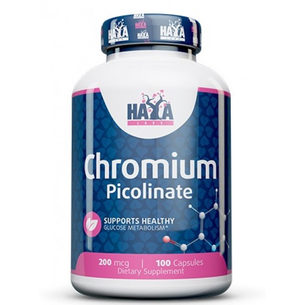Chromium Picolinate 200 мг HAYA LABS - 100 капс
