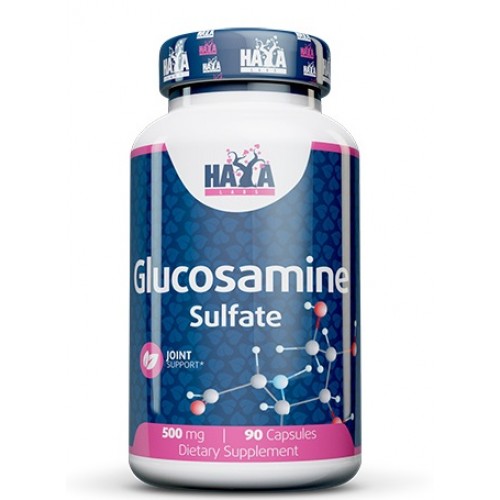 Глюкозамін Сульфат, HAYA LABS, Glucosamine Sulfate 500 мг - 90 капс