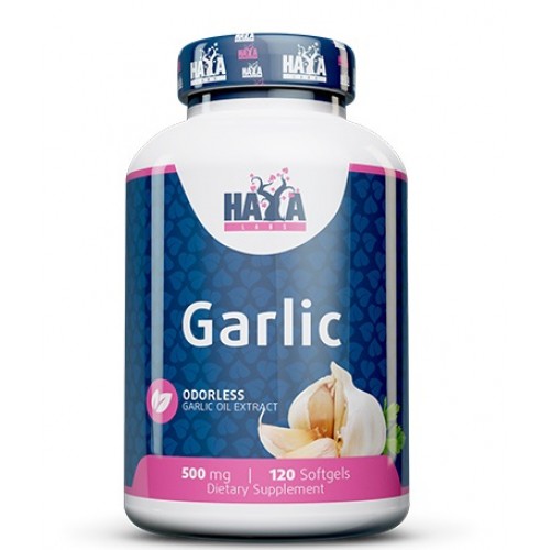HAYA LABS Odorless Garlic 500 мг - 120 софт гель