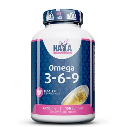 HAYA LABS Omega 3-6-9 - 100 софт гель