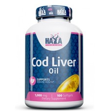 HAYA LABS Cod Liver Oil 1000 мг - 100 софт гель