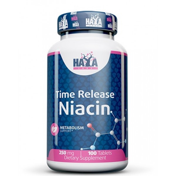 HAYA LABS Niacin /Time Release/ 250 мг - 100 таб