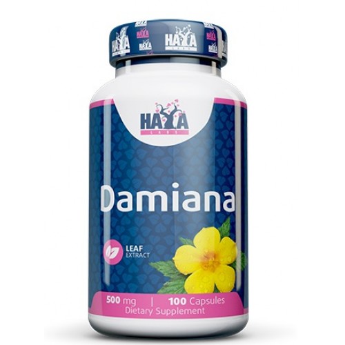 Екстракт листя Даміани (Тернера розлога), HAYA LABS, Damiana Leaf Extract - 100 капс