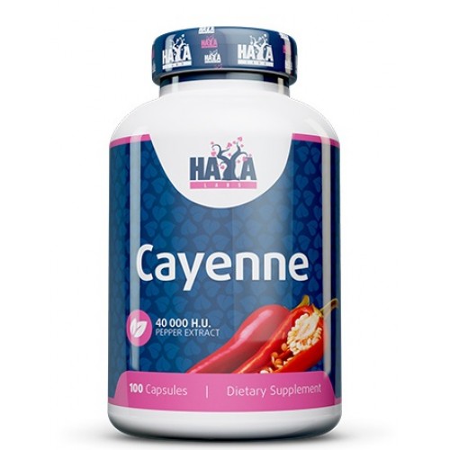 HAYA LABS Cayenne Pepper Extract 40000 H.U. - 100 капс