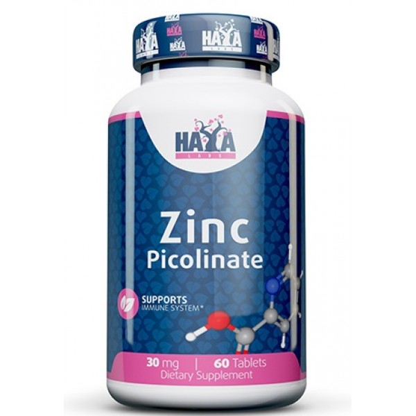 HAYA LABS Zinc Picolinate 30 мг - 60 таб