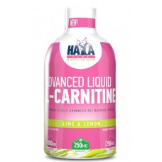 HAYA LABS Advanced Liquid L-Carnitine - 500 мл - Лайм i Лимон