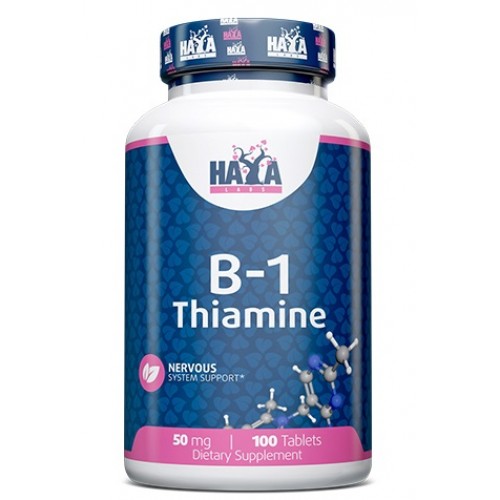 HAYA LABS Vitamin B-1/Thiamine/ 50 мг - 100 таб