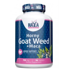 HAYA LABS Horny Goat Weed Extract 750 mg + Maca - 90 таб