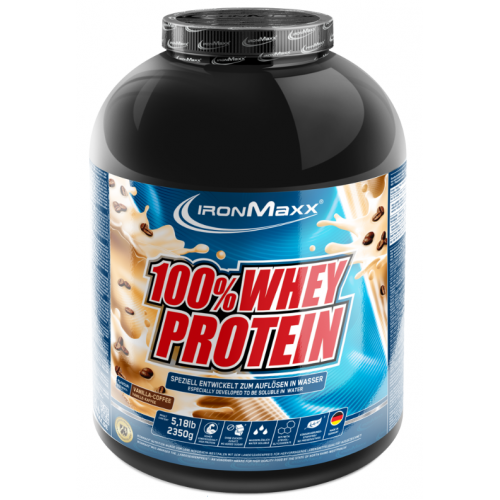 100% Whey Protein - 2350 г (банка) - Ванільна кава