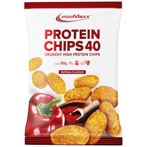 Протеїнові чіпси, IronMaxx, Protein Chips - 50 г