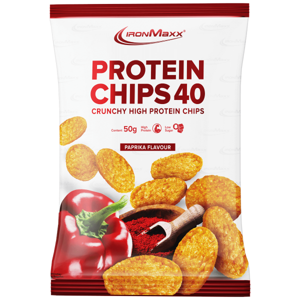 Протеїнові чіпси, IronMaxx, Protein Chips - 50 г