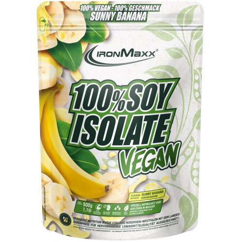100% Vegan Soy Protein Isolate - 500 г - банан