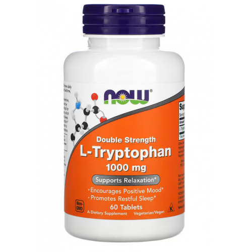 Умовно незамінна амінокислота Л-Триптофан, NOW, L-Tryptophan 1000 мг