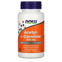Acetyl L-Carnitine 500 мг - 50 веган капс