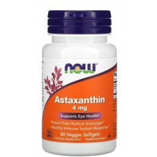 NOW Astaxanthin 4 мг - 60 софт гель