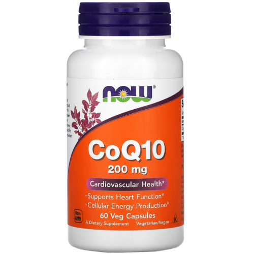 Коензим Q10, NOW CoQ10 200 мг