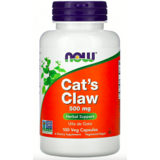NOW Cat's Claw 500 мг - 100 веган капс