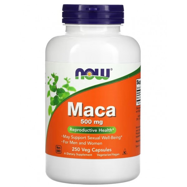 NOW Maca 500 мг - 250 веган капс