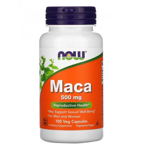 Мака Перуанська (корінь), NOW, Maca 500 мг