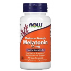 NOW Melatonin 20 мг - 90 веган капс
