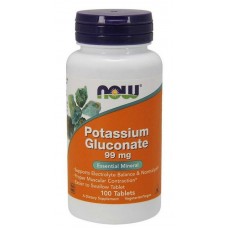 NOW Potassium Gluconate 99 мг - 100 таб