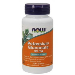 NOW Potassium Gluconate 99 мг - 100 таб