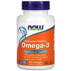 NOW Omega-3 1000 мг - 100 софт гель