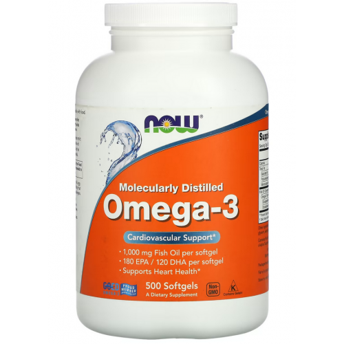 NOW Omega-3 1000 мг - 500 софт гель