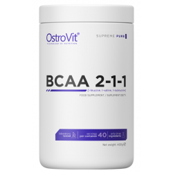 ВСАА 2:1:1 без смакових наповнювачів, OstroVit, BCAA 2:1:1 - 400 г