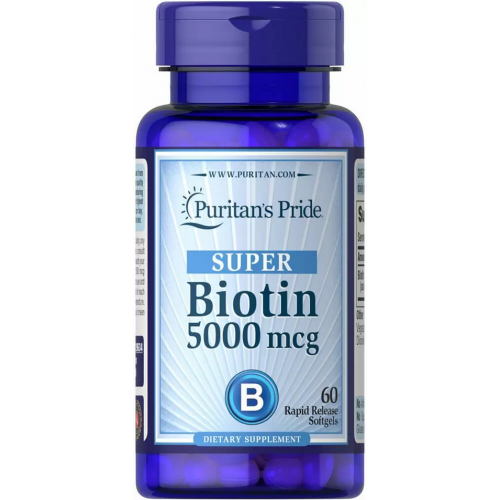 Puritan's Pride Biotin 60 капс