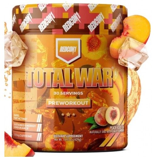 Redcon1 Pre-workout Total War - 429 г - Peach Iced Tea