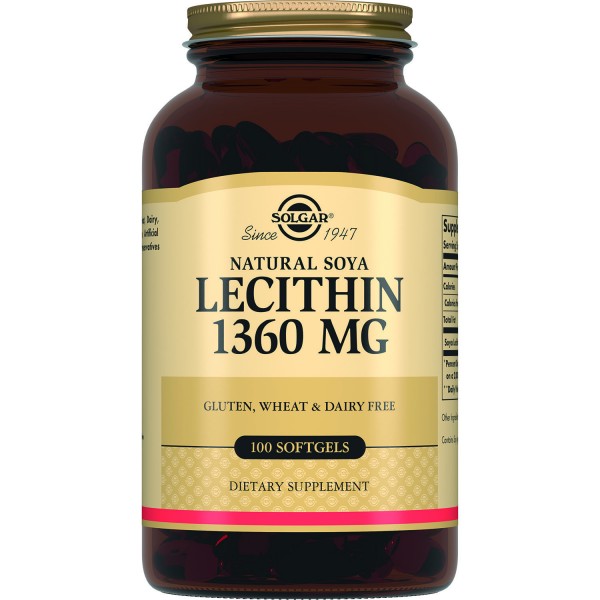 Solgar Lecithin 1360 мг - 100 софт гель