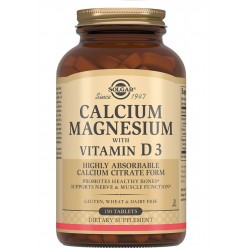 Solgar Calcium Magnesium  with vitamin D - 150 таб